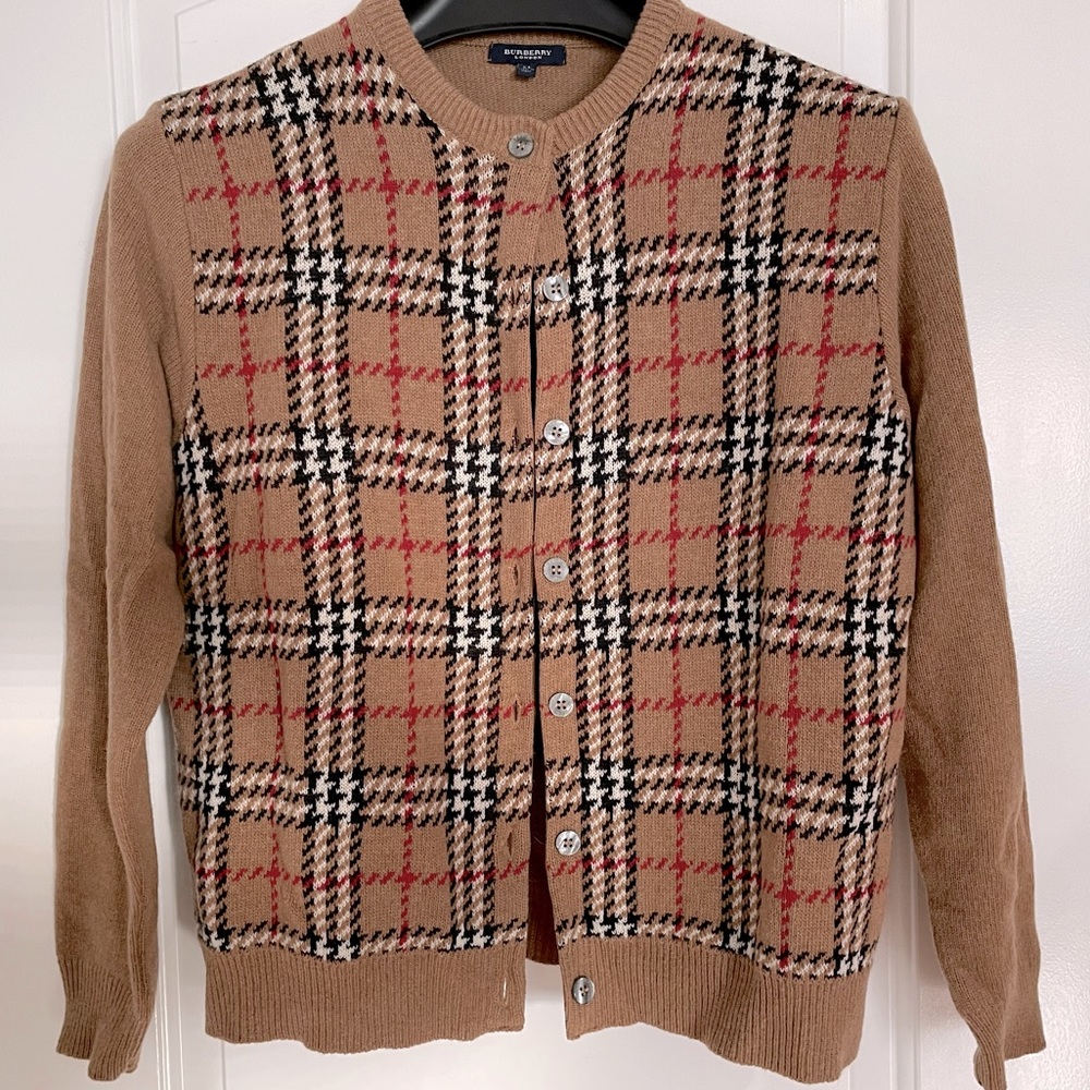 Burberry Cardigan Sweater